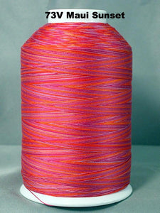 YLI Machine Quilting Thread - Variegated  -  Click for full colour range.