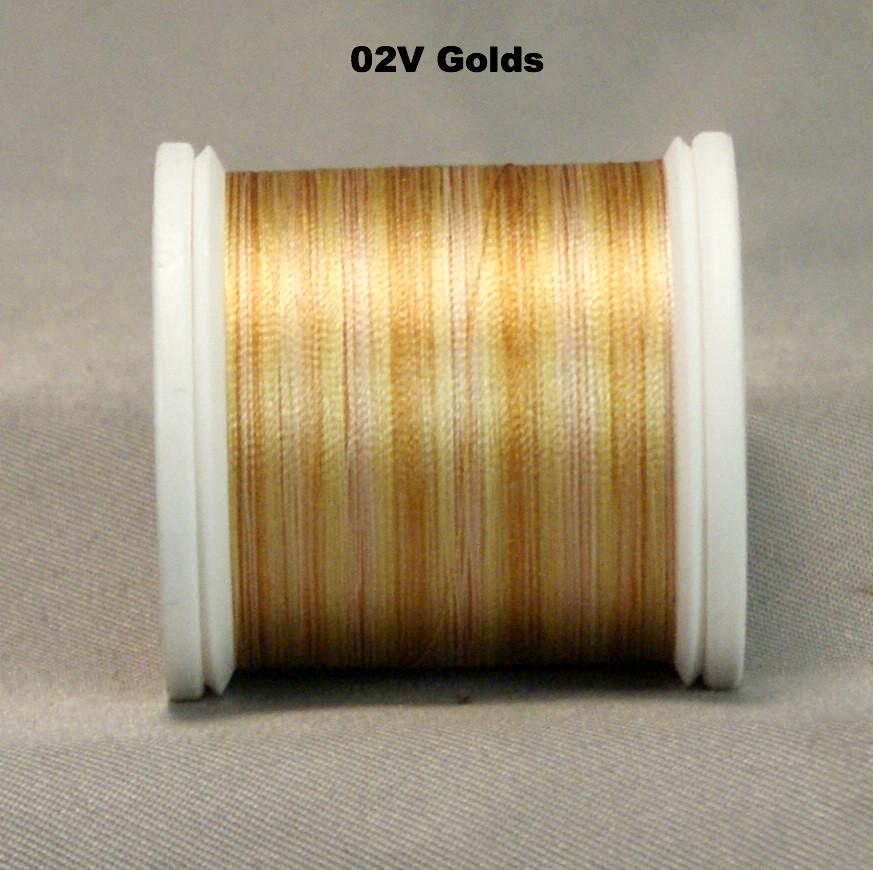 YLI #100 Silk Stitch - Variegated - Click for full colour range.