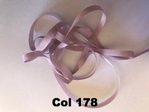 YLI Silk Ribbon - 4mm width - 2metre cards - Click for colours 100 - 185.