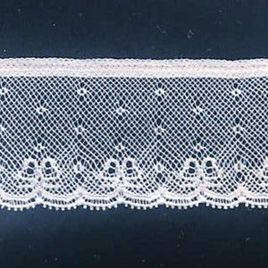 L-9 White - Lace Edging - 35mm.