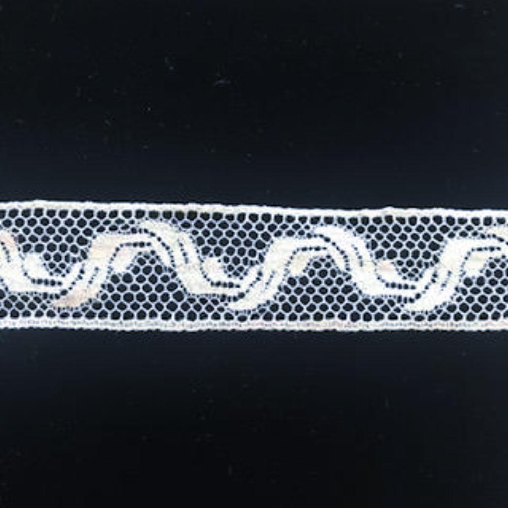 L-18 White, Ivory and Ecru - Lace Insertion - 21mm.