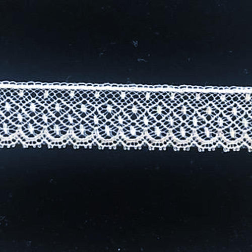 L-31 White and Ivory -  French Lace Edging