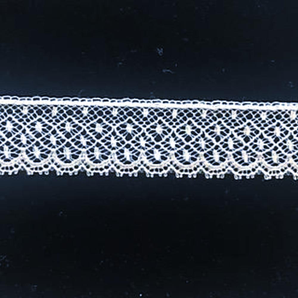 L-31 White and Ivory -  French Lace Edging