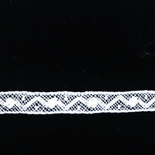 L-90 White, Ivory and Ecru - Lace Insertion - 8mm.