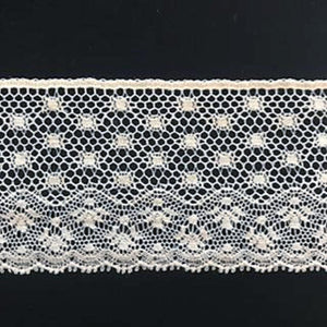 L-47 Ivory - Lace Edging - 50mm Angel Lace Design.