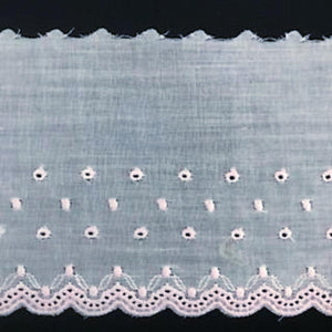 E-47 coloured - 75mm Embroidered Edging - coloured.