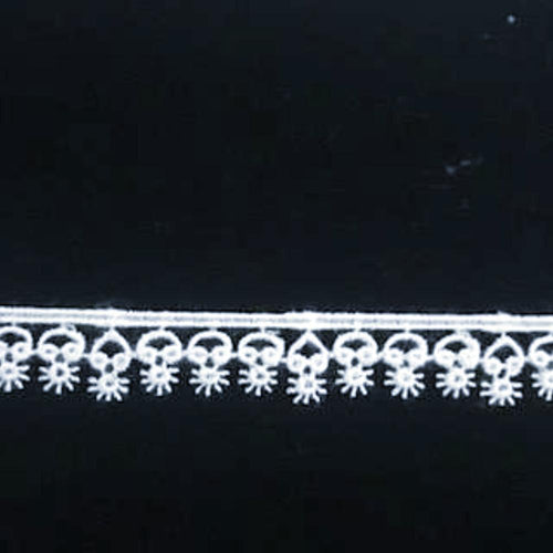E-710 White - 12mm Swiss Cotton Guipure Edging.