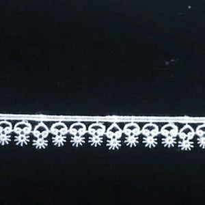 E-710 White - 12mm Swiss Cotton Guipure Edging.