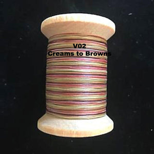 YLI Variegated Cotton Hand Quilting Thread - Sell Out - Click for Colours.