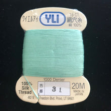 YLI 1000 Denier Silk Thread - Click for full colour range. 1 of 2 pages.