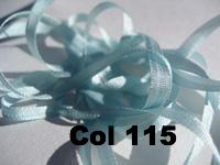 YLI Silk Ribbon - 7mm width - 2 metre cards - 89 colours - Click for full colour range.